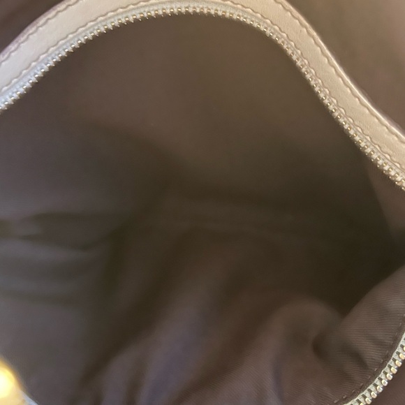 GUCCI GG Canvas Horsebit Tote Bag Beige Silver - Picture 11 of 13